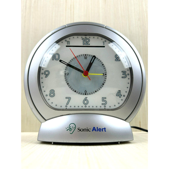 Sonic Alert Analog Alarm Clock with Bed Vibrator‎ Sonic Boom LED WORKING - Picture 1 of 11